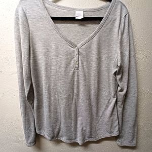 Women's pajama top M light grey